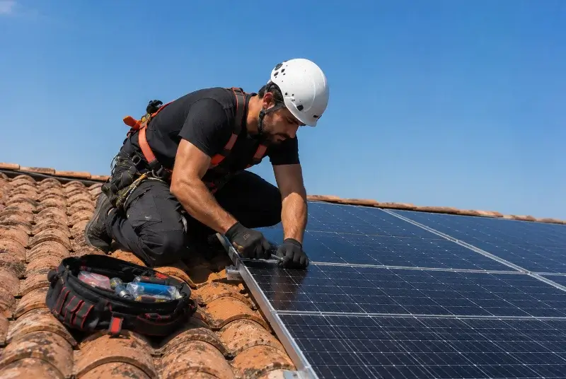 Maintenance et monitoring de panneaux solaires à Epiniac